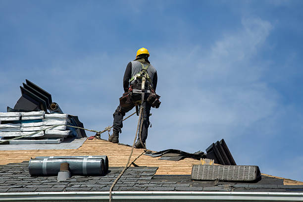 Professional Roofing technician working in Roanoke, VA